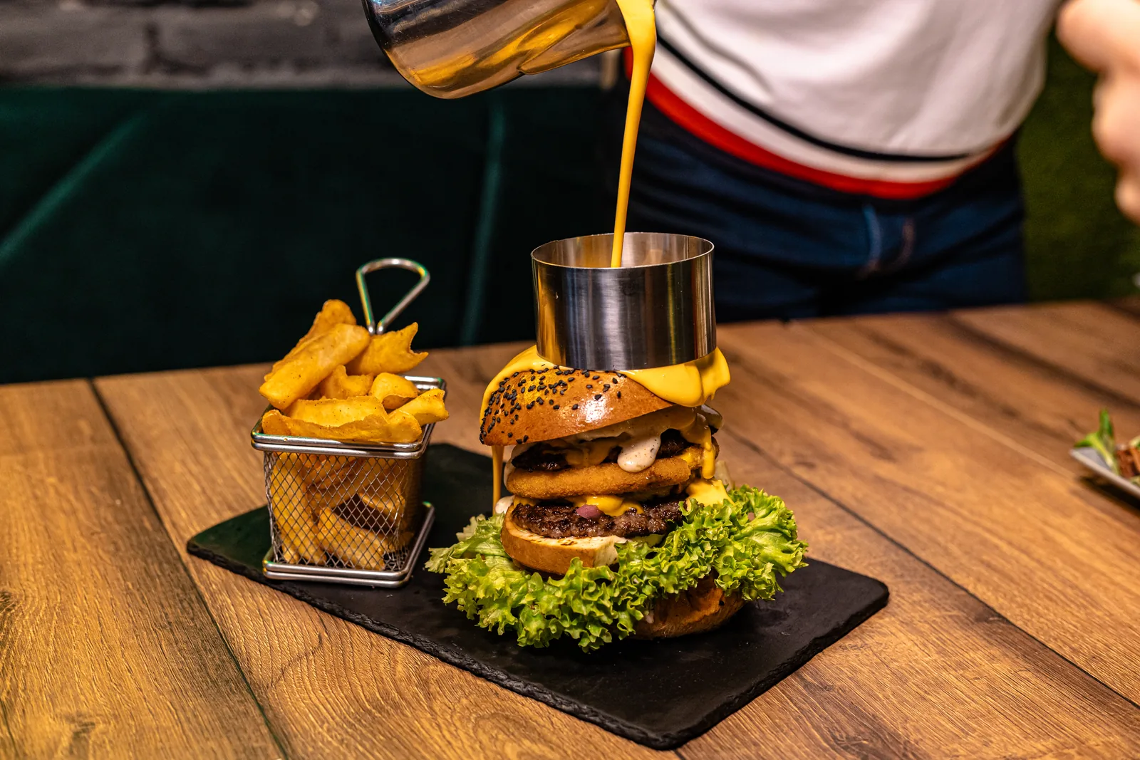 Cheesy Smash Burger