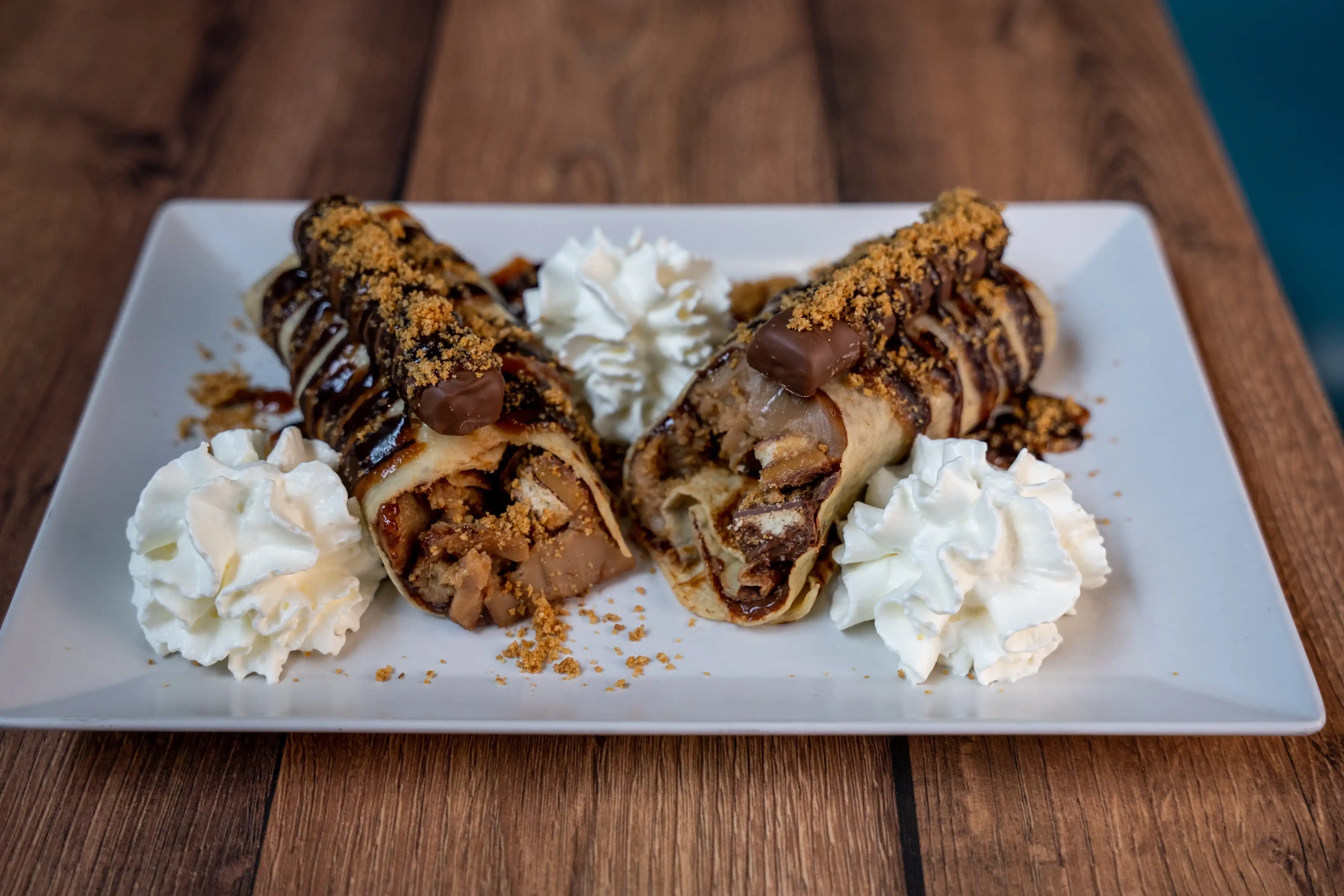 Twix Óriáspalacsinta